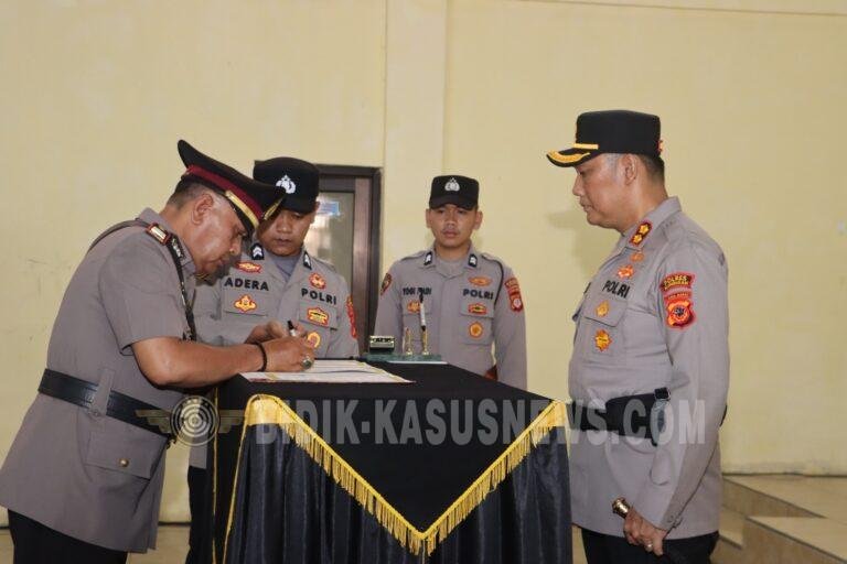 Sejumlah Jabatan Strategis di Lingkungan Polres Kuningan Berganti