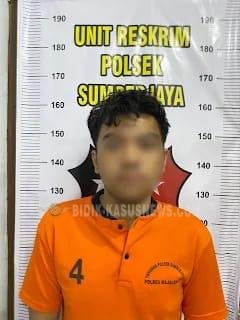 Terekam CCTV Saat Beraksi di Parkiran, Pelaku Curanmor di Sumberjaya Berhasil Diamankan