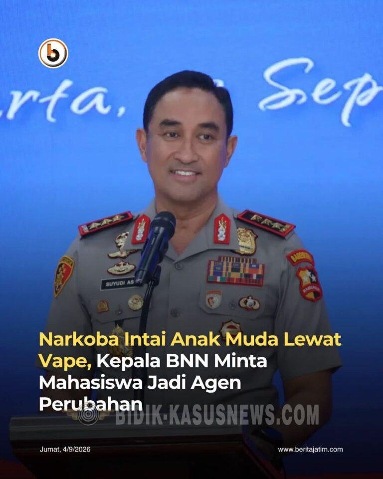 Narkoba Intai Anak Muda Lewat Vape,Kepala BNN Minta Mahasiswa Jadi Agen Perubahan
