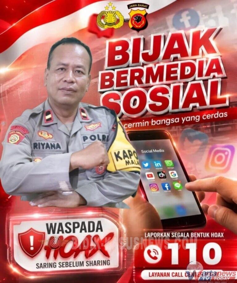 IPDA Riyana, S.Sos.kapolsek Malausma, Ajak Masyarakat Bijak Bermedia Sosial
