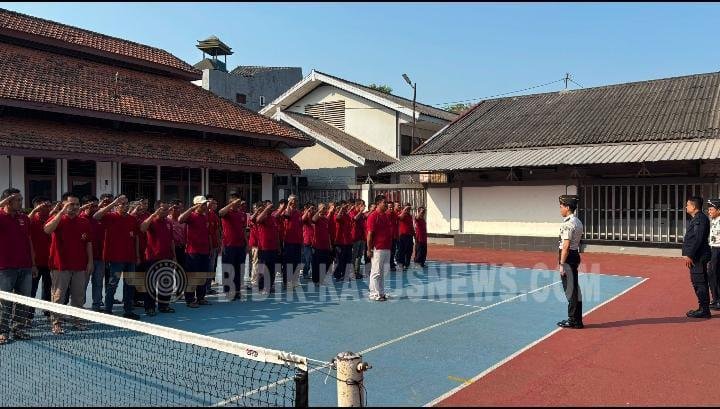Menanamkan Disiplin, Rutan Kelas IIB Jepara Mantapkan Peran Tamping melalui Apel