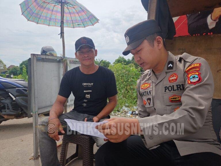 Cegah Karhutla, Polsek Amuntai Utara Ingatkan Warga soal Larangan Membakar Lahan