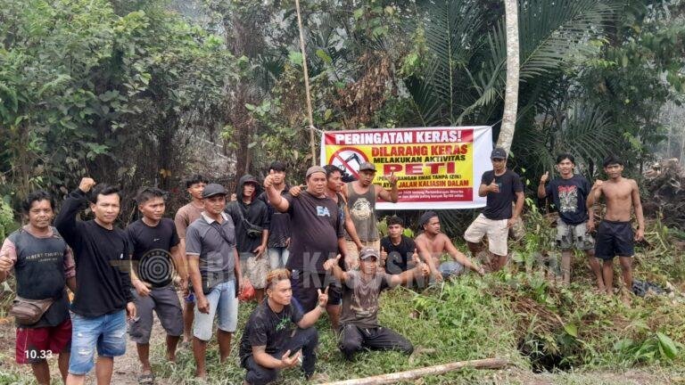Ratusan Warga Datangi Lokasi PETI Pangmilang-Sijangkung Singkawang,Minta Aktivitas Dihentikan