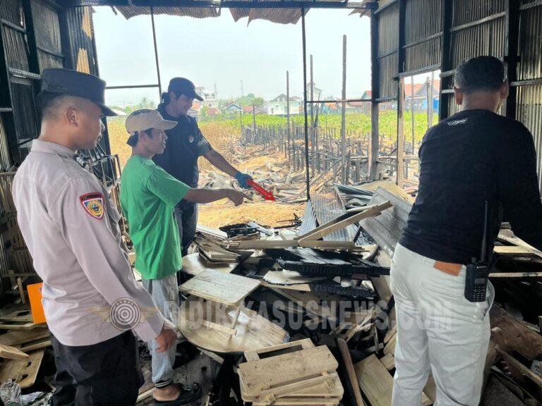 Gudang Meubel di Kota Raden Hilir Amuntai Terbakar, Kerugian Ditaksir Rp300 Juta
