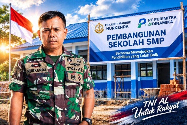 Prajurit Marinir Nurkenda dan PT Purimitra Bersatu Hadirkan SLTP di Cikampek