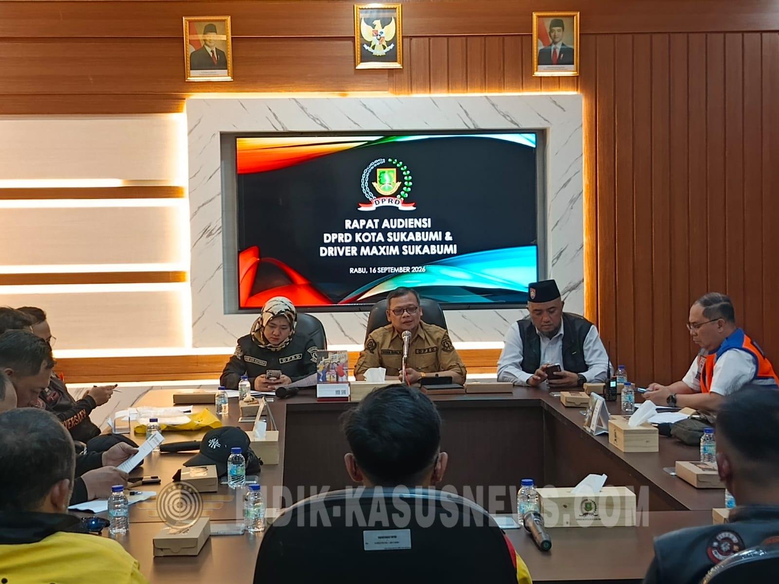 DPRD Kota Sukabumi Tangkap Keluhan Driver Maxim, Siap Kawal Perjuangan hingga ke Manajemen Pusat