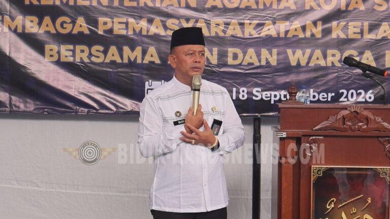 Lapas Sukabumi Bersama Kemenag Gelar Shalat Istisqa, Kalapas: Wujud Rasa Syukur dan Menerima Keterbatasan Diri
