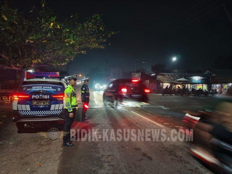 Satlantas Polres HSU Intensifkan Blue Light Patrol di Sejumlah Ruas Jalan Rawan Pelanggaran dan Kecelakaan