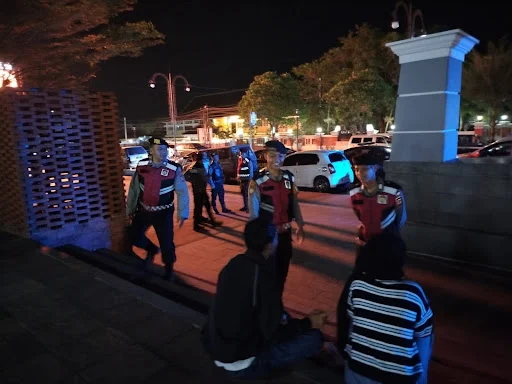 Polres Majalengka Gelar KRYD Bersama TNI dan Instansi Terkait di Alun-Alun Majalengka
