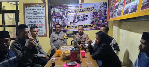 Polsek Malausma Gelar Warung Bhabinkamtibmas, Serap Aspirasi Warga Desa Werasari