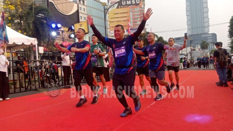 Dandim 0410/KBL Dampingi Forkopimda Sukseskan Locomotive Half Marathon 2026, Wujud Kemanunggalan TNI dengan Rakyat