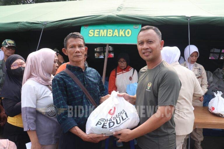Sambut HUT ke-81 TNI, Kodim 0410/KBL Gelar Bakti Kesehatan Terpadu di Lapangan Saburai