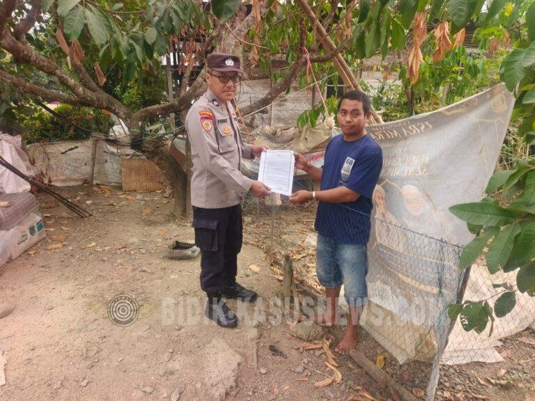 Cegah Karhutla Sejak Dini, Polsek Amuntai Utara Gencarkan Patroli dan Edukasi Warga