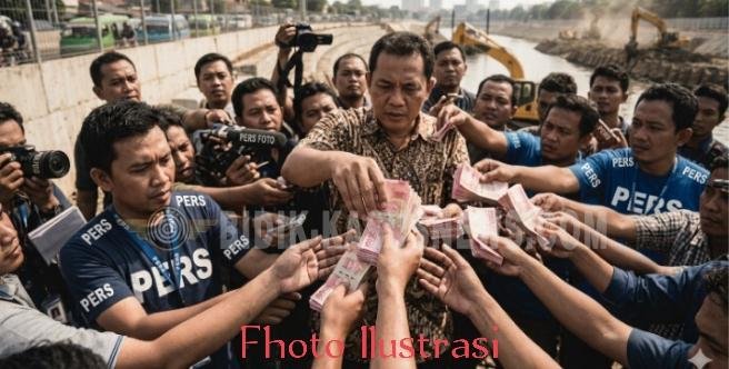 Dugaan Penyelewengan Proyek Saluran Air / Normalisasi Kali dan Betonisasi di Desa Pangkalan, Teluknaga – Banten, Warga Soroti Oknum Wartawan yang Terima Uang