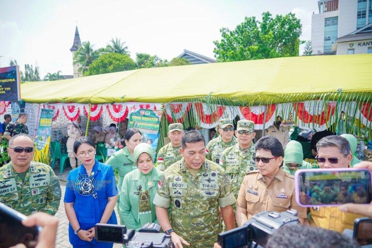 TNI Hadir Membawa Manfaat Ekonomi, Bazar Murah Semarakkan HUT ke-81