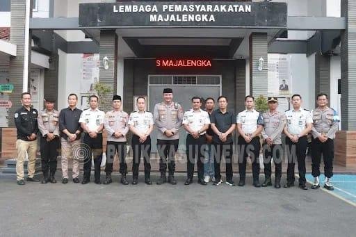 Sambangi Lapas Majalengka, Kapolres Majalengka Beri Semangat Baru untuk Warga Binaan