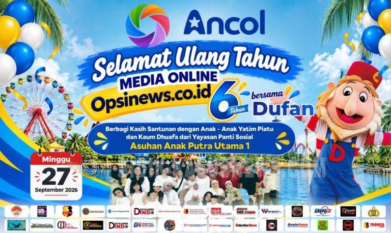 Peringati HUT ke-6, Opsinews.co.id Berbagi Kebahagiaan Bersama Yatim Piatu dan Duafa di Dufan Ancol