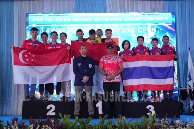 Tim Terjun Payung Polri Bawa Indonesia Raih Tiga Medali di 2nd FAI Asian Indoor Skydiving Championships 202