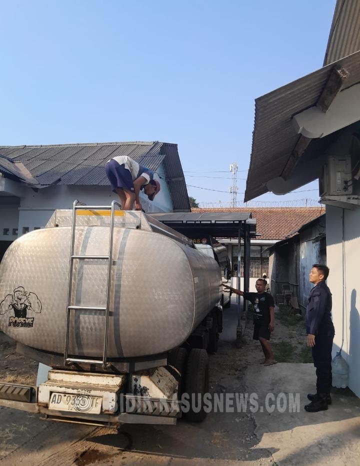 Pastikan Kebutuhan Air Terpenuhi, Rutan Jepara Isi Pasokan Air Minum Warga Binaan