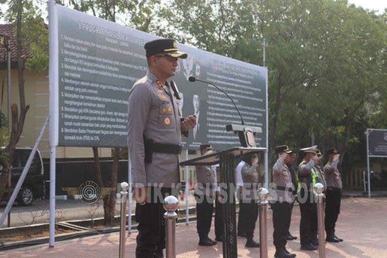 Anugerah Pengabdian, Kapolres Majalengka Pimpin Kenaikan Pangkat Kompol Ujang Wawan