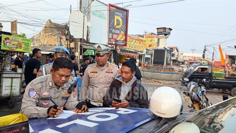 Knalpot Brong Jadi Sasaran, Polisi Tertibkan Puluhan Motor di Dua Lokasi