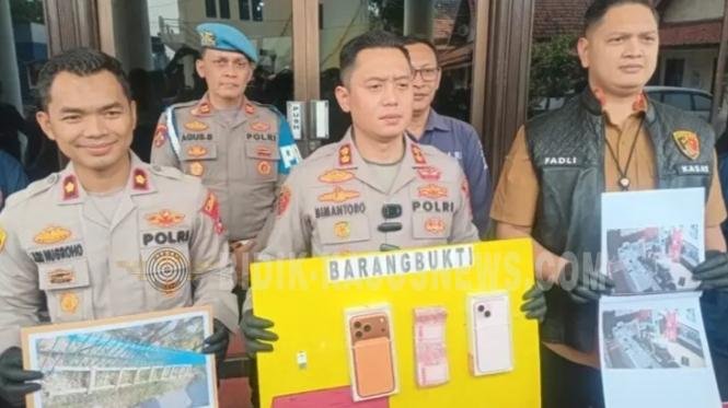 Sat Reskrim Polres Ciko, Berhasil Amankan Pelajar 14 Tahun Bobol Counter HP 
