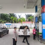 Polsek Amuntai Selatan Pantau Distribusi BBM di SPBU Panyiuran, Stok Pertamax Tersedia