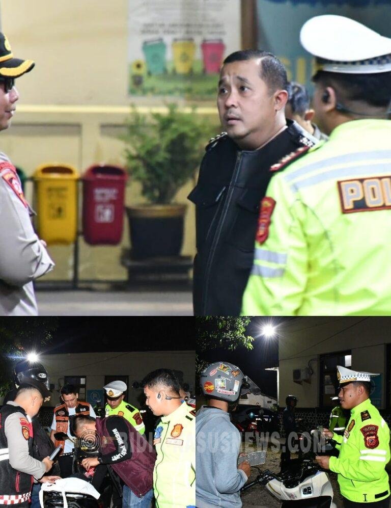 Patroli Gabungan Skala Besar, Polresta Cirebon Amankan Ratusan Barang Bukti dan Tindak Pelanggaran Jalanan