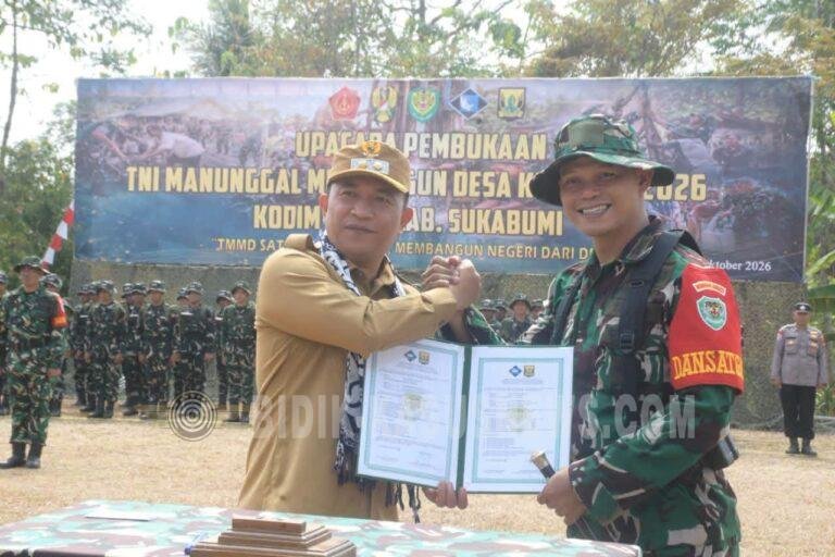 TMMD ke-130 di Ciemas, Wabup Andreas Dorong Percepatan Pembangunan dan Kesejahteraan Warga
