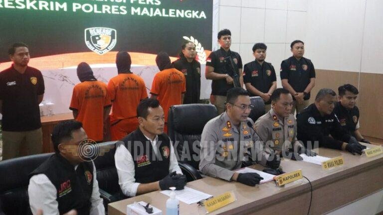Polres Majalengka Bekuk 4 Pelaku Pengeroyokan Brutal di Garawangi, 3 Orang Diburu