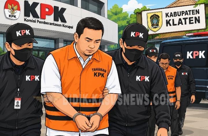 OTT KPK di Klaten, 20 Orang Diamankan Termasuk Bupati Hamenang Wajar Ismoyo