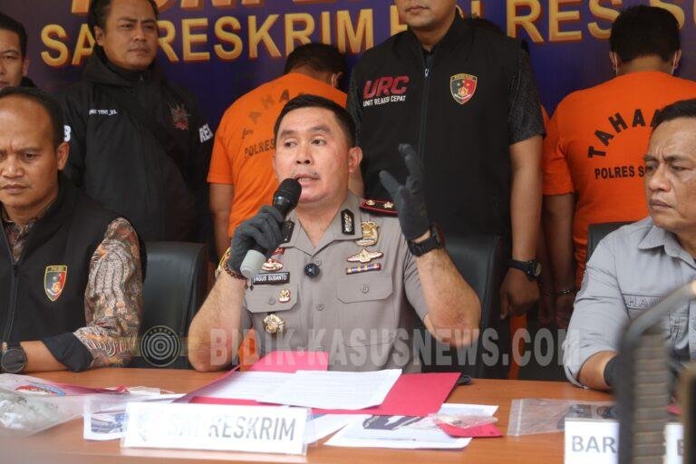 Terbongkar! Tiga Tersangka Pembunuhan Pria di Jurang Tol Bocimi KM 69 Dibekuk Polres Sukabumi