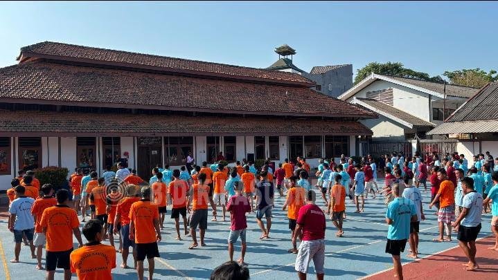 Perkuat Kebersamaan dan Kesehatan, Rutan Jepara Ajak Warga Binaan Aktif Berolahraga