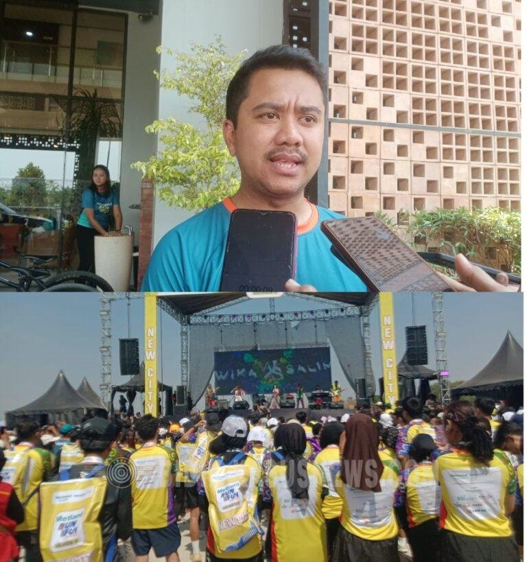 Ribuan Peserta Metland Run for Fun Series 5 Di Kertajati Majalengka Sangat Antusias