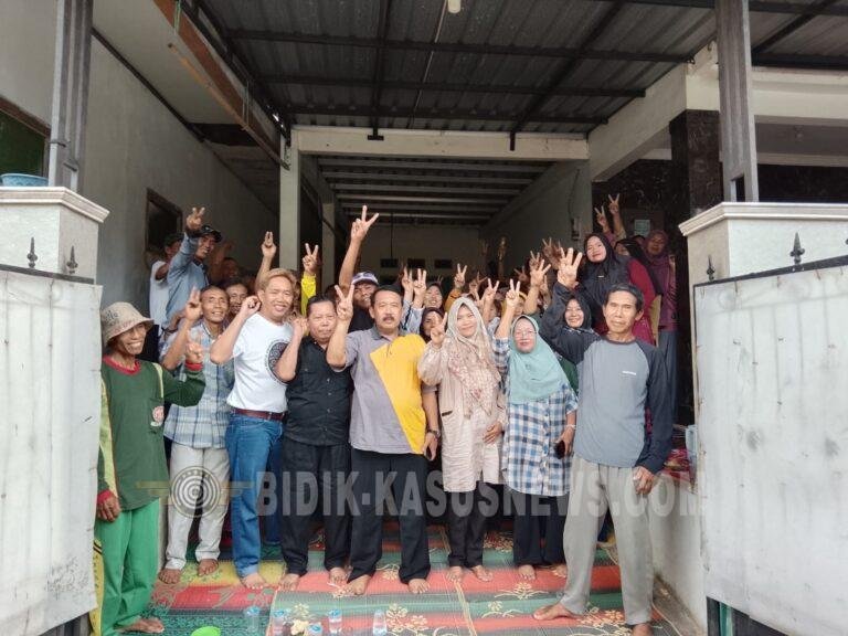 Ratusan Relawan Berkumpul di Rumah Muhdirin, Siap Menangkan Katam untuk Periode Kedua di Desa Datar