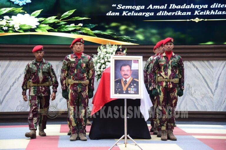 Rangkaian Penghormatan Terakhir TNI AD untuk Mantan Kasad Subagyo Hadi Siswoyo