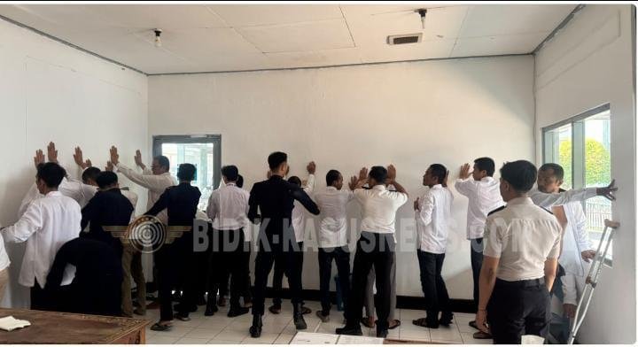Cegah Barang Terlarang Masuk, Rutan Jepara Periksa Tahanan Sepulang Sidang