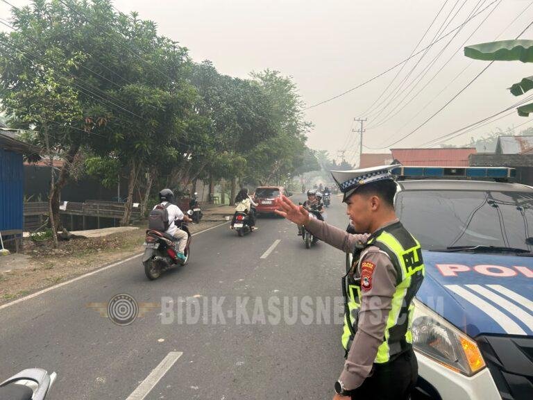 Cegah Kecelakaan dan Pelanggaran, Satlantas Polres HSU Intensifkan Patroli di Sejumlah Ruas Jalan Amuntai