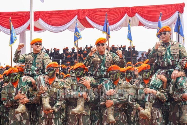 Kasad Jadi Warga Kehormatan Korpasgat, Soliditas Antarmatra Kian Erat