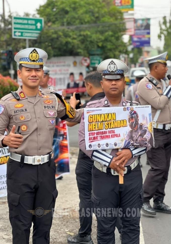 Operasi Patuh Lodaya 2026 Bukan Sekedar Tilang! Kanit Regident Polres Kuningan Tekankan Budaya Tertib dan Keselamatan Berlalu Lintas