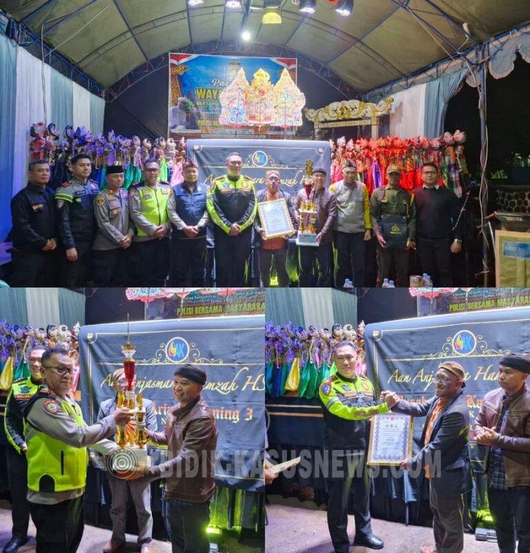 Meriahkan Lomba Satkamling 2026, Polres Kuningan Gelar Wayang Golek “PAK 3” di Darma